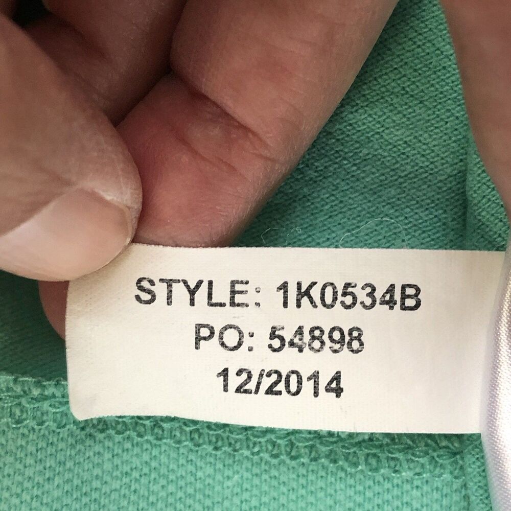 Vineyard Vines Men's Classic Pique Polo Shirt Whale Logo Mint Green Size Small - Picture 14 of 14